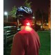 Luce posteriore a 4 Led per casco ciclo