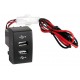 Original-Fit doppia presa USB 12/24V - Iveco