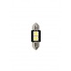 24/28V Hyper-Led 6 - 2 SMD x 3 chips - 10x31 mm - SV8.5-8 - bianco - Doppia polarita'