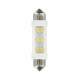 24V Lampada siluro 6 Led - 11x41 mm - SV8.5-8 - bianco