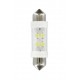 24V Lampada siluro 4 Led - 11x38 mm - SV8.5-8 - bianco