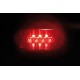 Luce ingombro a 10 Led 24V - rosso
