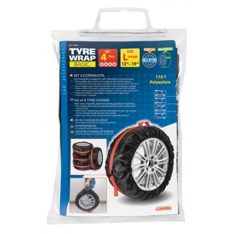 Tyre Wrap Basic - Set 4 copriruota - L - 13-19