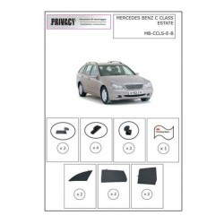 Kit tendine Privacy Mercedes Classe C SW 4/01-12/07