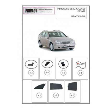 Kit tendine Privacy Mercedes Classe C SW 4/01-12/07