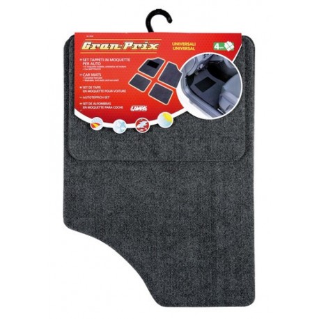 Gran Prix serie tappeti universali in moquette 4 pezzi