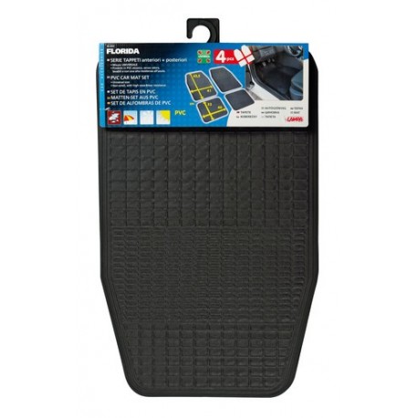 Florida serie tappeti universali in pvc 4 pezzi
