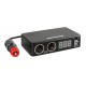Multi-Power 2 prese accendisigari + 2 USB e voltmetro 12/24/36V