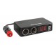 Multi-Power 2 prese accendisigari + 2 USB e voltmetro 12/24/36V