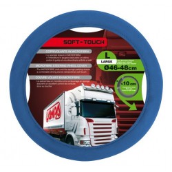 Soft Touch coprivolante - L - diametro 46/48 cm - blu