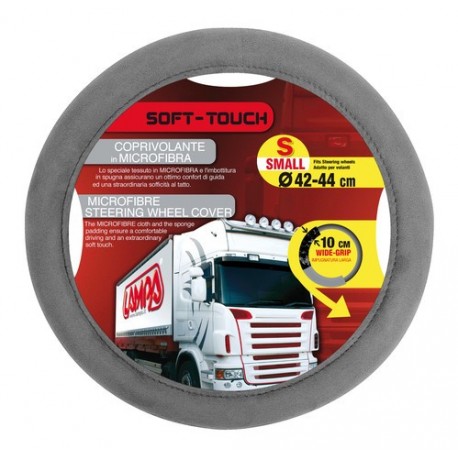 Soft Touch coprivolante - S - diametro 42/44 cm - grigio