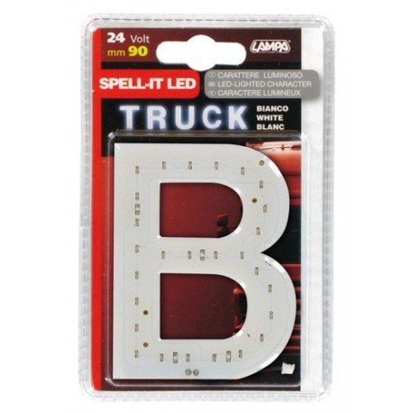 Spell-It Led 90 mm 24V - bianco - B
