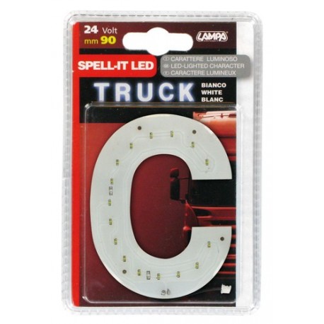 Spell-It Led 90 mm 24V - bianco - C