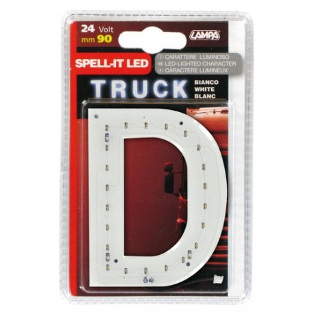 Spell-It Led 90 mm 24V - bianco - D