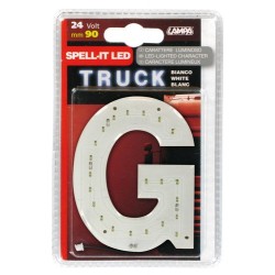 Spell-It Led 90 mm 24V - bianco - G