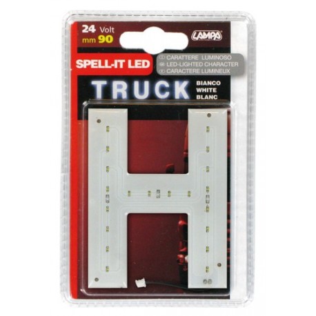 Spell-It Led 90 mm 24V - bianco - H