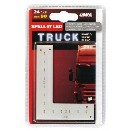 Spell-It Led 90 mm 24V - bianco - L