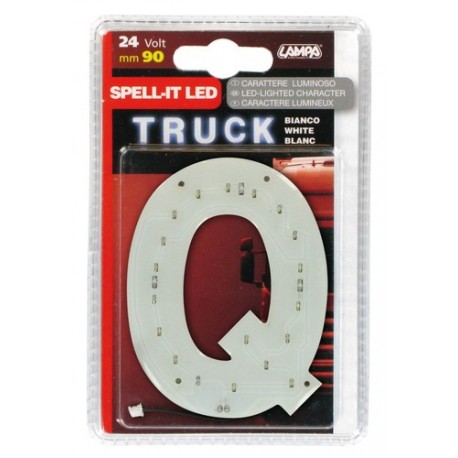 Spell-It Led 90 mm 24V - bianco - Q