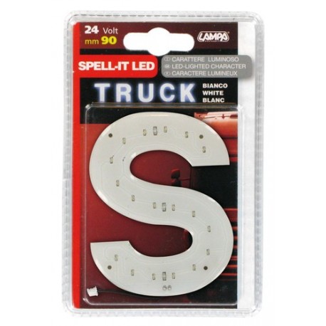Spell-It Led 90 mm 24V - bianco - S