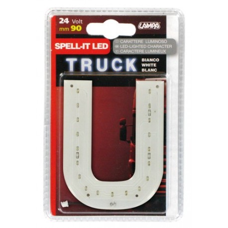 Spell-It Led 90 mm 24V - bianco - U