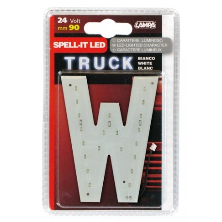 Spell-It Led 90 mm 24V - bianco - W