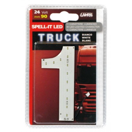 Spell-It Led 90 mm 24V - bianco - 1