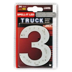 Spell-It Led 90 mm 24V - bianco - 3