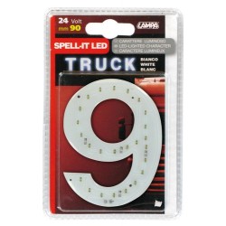 Spell-It Led 90 mm 24V - bianco - 9