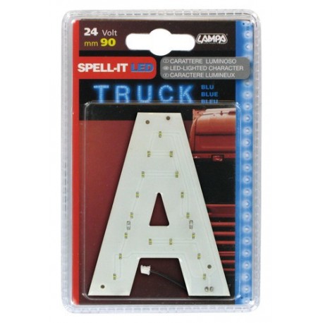 Spell-It Led 90 mm 24V - blu - A