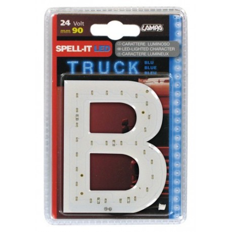 Spell-It Led 90 mm 24V - blu - B