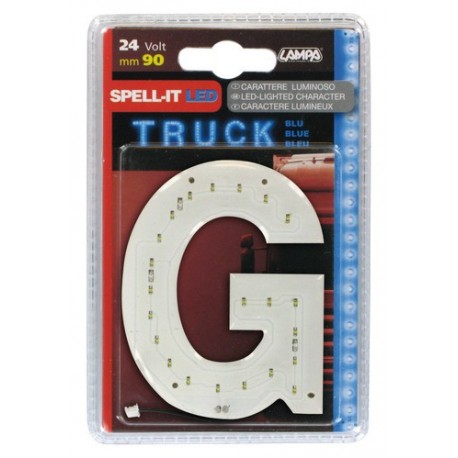 Spell-It Led 90 mm 24V - blu - G