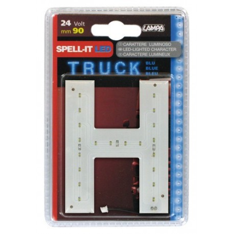 Spell-It Led 90 mm 24V - blu - H