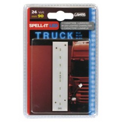 Spell-It Led 90 mm 24V - blu - I