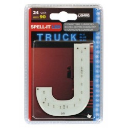 Spell-It Led 90 mm 24V - blu - J