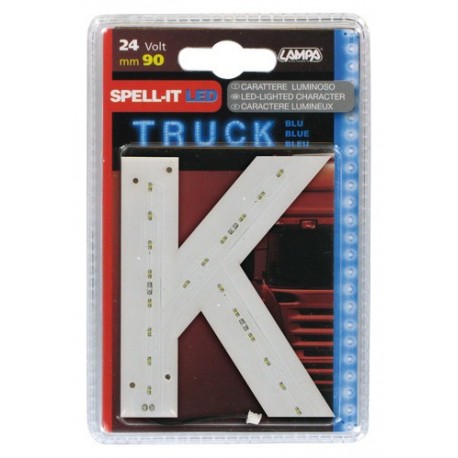 Spell-It Led 90 mm 24V - blu - K