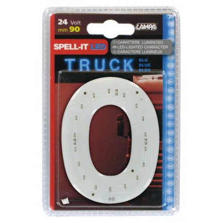 Spell-It Led 90 mm 24V - blu - O