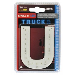 Spell-It Led 90 mm 24V - blu - U