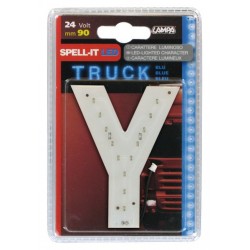 Spell-It Led 90 mm 24V - blu - Y