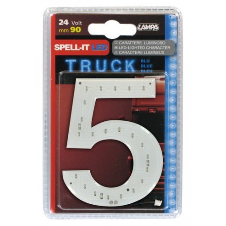 Spell-It Led 90 mm 24V - blu - 5