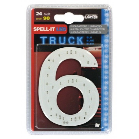Spell-It Led 90 mm 24V - blu - 6