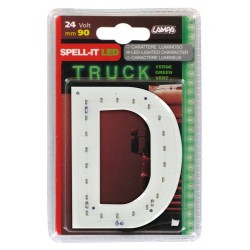 Spell-It Led 90 mm 24V - verde - D