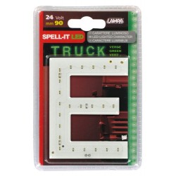 Spell-It Led 90 mm 24V - verde - E