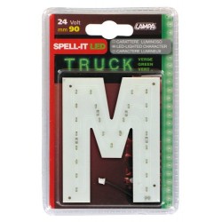 Spell-It Led 90 mm 24V - verde - M
