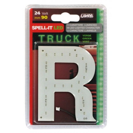 Spell-It Led 90 mm 24V - verde - R