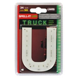 Spell-It Led 90 mm 24V - verde - U