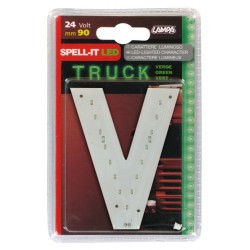 Spell-It Led 90 mm 24V - verde - V
