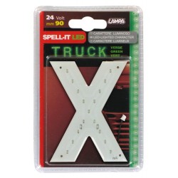 Spell-It Led 90 mm 24V - verde - X