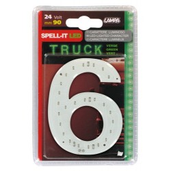 Spell-It Led 90 mm 24V - verde - 6