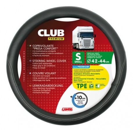 Club coprivolante presa confort in TPE - S - diametro 42/44 cm - nero