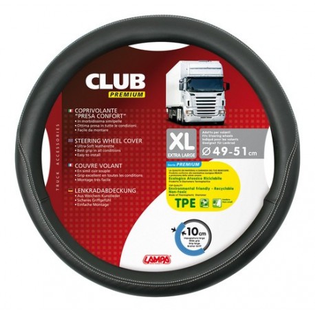 Club coprivolante presa confort in TPE - XL - diametro 49/51 cm - nero